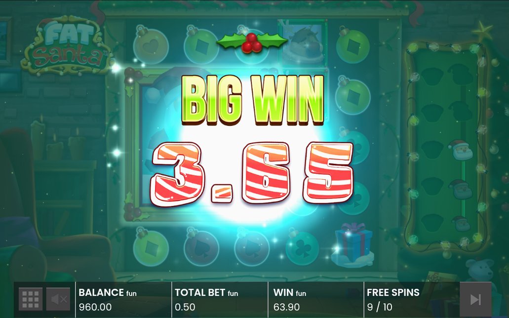 Free Spins, Symbole wie Elf und Geschenkbox